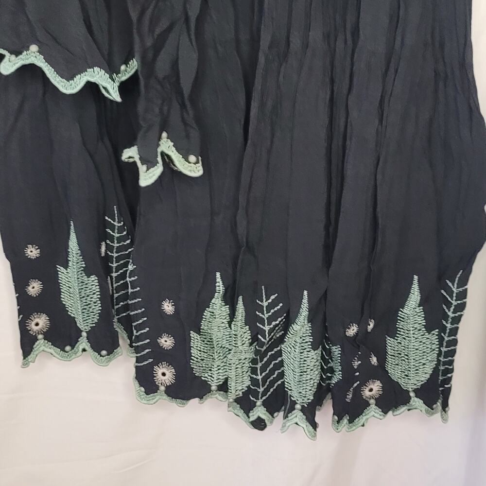 Double D Ranchwear- 2 piece boho set- Navy with embellishments- size Small/Med - Picture 3 of 16
